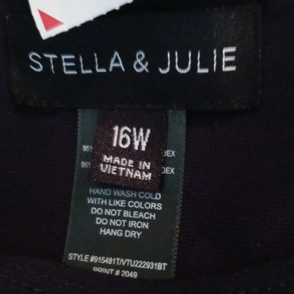 NWT Stella & Julie Layered Look Dress - Picture 5 of 8